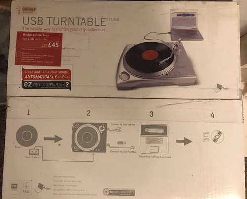 Ion usb record player - player, rca
