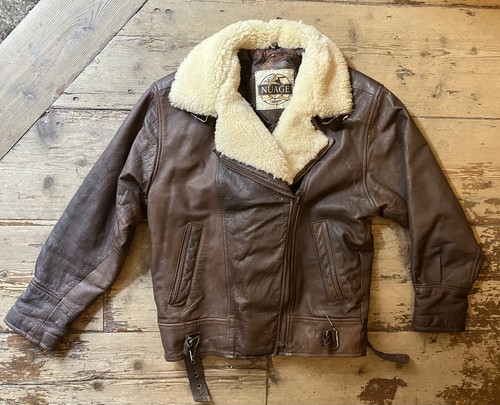 Vintage brown leather - brown,