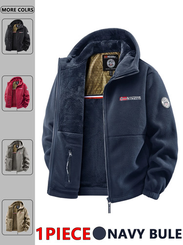 Men outdoor hooded fleece - men’s,