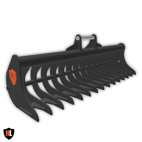 Land lawn rake bucket - land,