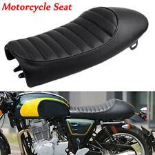 Vintage Black Hump Saddle Motorcycle Cafe Racer Seat for Honda Suzuki GS Yamaha