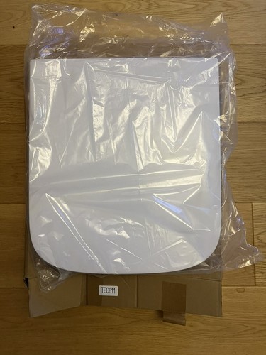 Toilet seat white - seat,