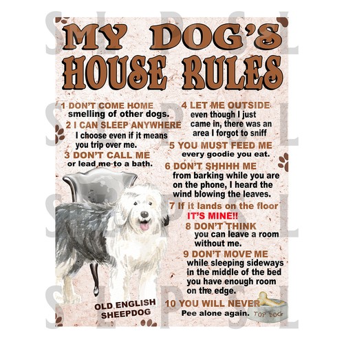 Dog house rules old - house,