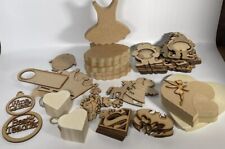 Joblot Wooden Craft Blanks