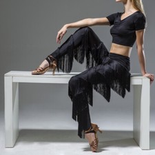 Ladies Fringe Dance Pants