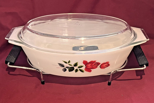 Vintage pyrex june rose - june,