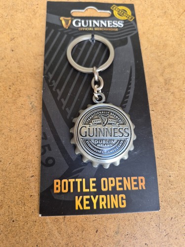 Guinness bottle opener keyring - guinness,