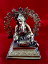 VINTAGE BRASS LORD GANESHA