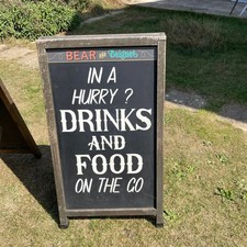 Vintage A-Frame Advertising
