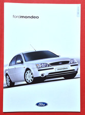 2001 FORD MONDEO Sales Brochure - Hatch Saloon Estate V6, 2.0i, 1.8i, 2.0Di MINT