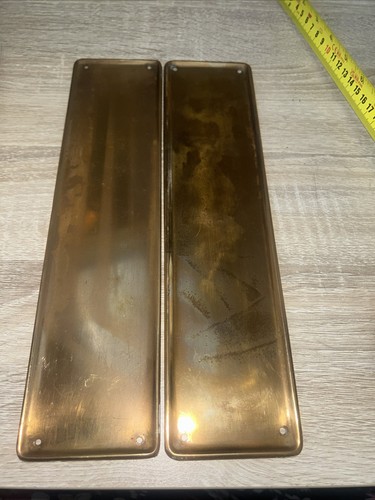 Vintage brass door finger - 2x,