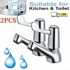 1 Pair Lever Basin Sink Taps