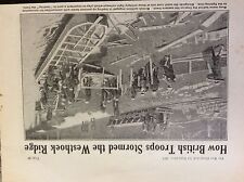 a1l ephemera 1917 ww1 picture british troops pontoon boats westhoek ridge 