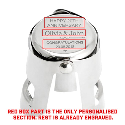 Personalised bottle stopper - bottle,