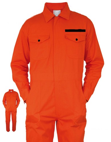 Adults orange overalls - adults,
