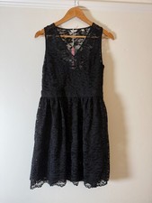 Jack Wills Black Lace Dress