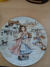 Royal  Worcester The NSPCC  Christmas Plate 1988 With COA