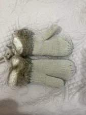 Aran Traditions Beige Knitted