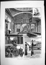 Old London City Guilds Salters Company Hall Master Staircase 1884 Pla Victorian