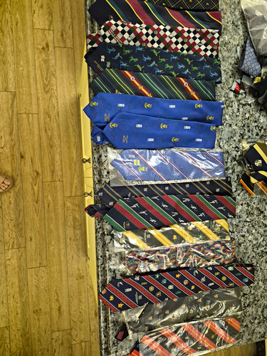 Cricket themed ties - themed,