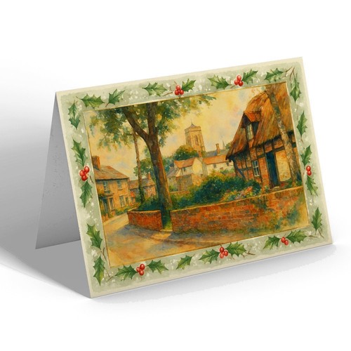 Christmas card in - christmas, the