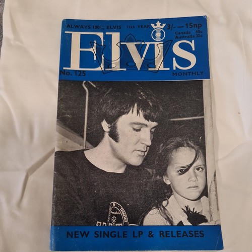 Elvis presley monthly magazine - elvis,