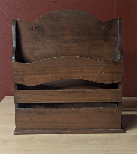 Vintage wooden magazine rack - vintage,