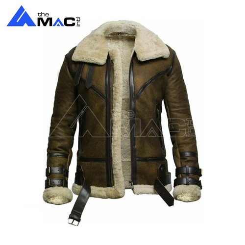 Men genuine sheepskin - genuine,