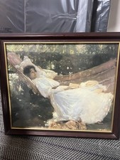 vintage paintings framed large