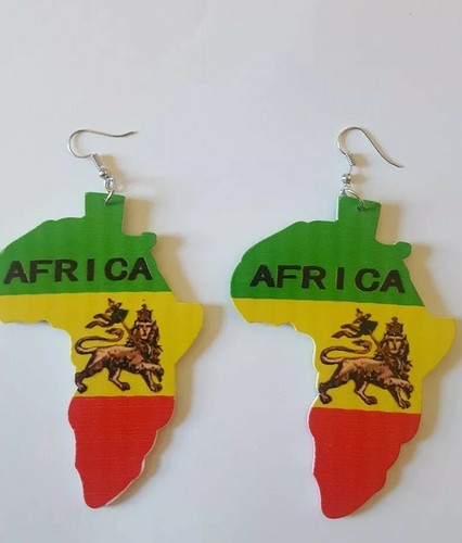 Printing wooden african map - printing,