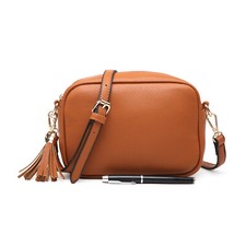 Chic Tassel Plain Small Cross