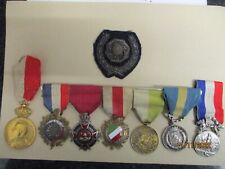 SALVAGE CORPS SUPTS GROUP 7 FOREIGN FIRE BRIGADE MEDALS
