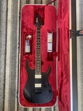 Ibanez Prestige WK Electric Guitar ~ Weathered Black + hard case (virtually new)