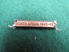 ORIGINAL WW 2 AFRICA STAR 'NORTH AFRICA 1942-43' MEDAL BAR
