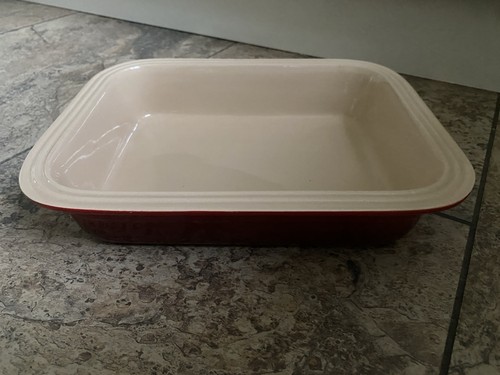 Creuset rectangle large red - le,