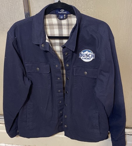 Busch light logo jacket shirt - busch,