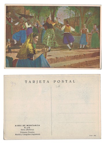 Vintage postcard spanish - vintage,