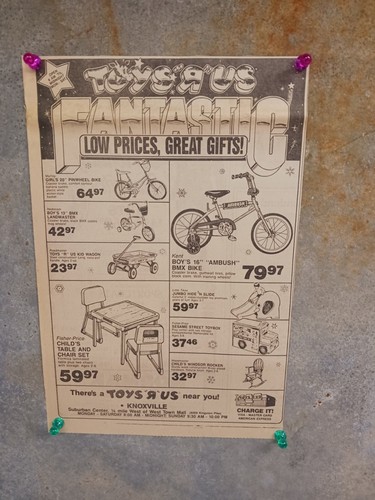Vintage 1980s toys - toys, us