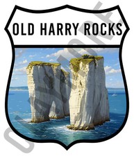 Old Harry Rocks Dorset car