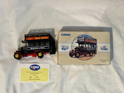 Corgi thornycroft bus - thornycroft, brighton