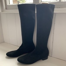 Fabulous L. K. Bennett Black Pull-on Stretch Boots UK6.5 EU 40