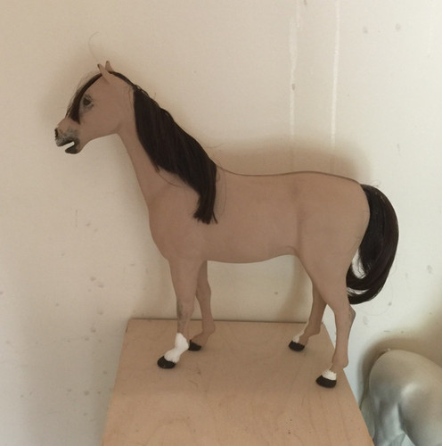 Ooak scale painted - ooak..1:6, scale..painted