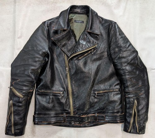 Lewis leather rider jacket - leather,