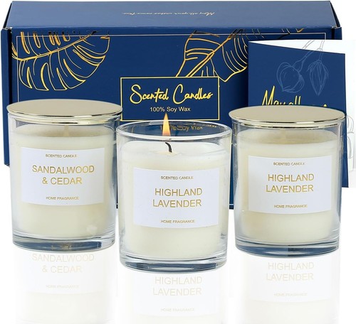 Scented candle gift set 3 - candle, –