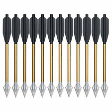 12pcs 6.5inch Aluminum Arrows