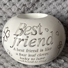 Arora Said With Sentiments Best Friend Tealight Candle Holder Friendship Gift