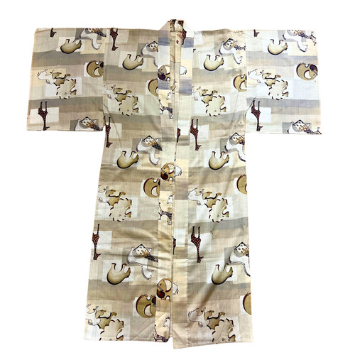 Vintage japanese yukata kimono - yukata,