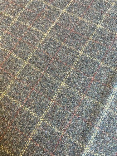Dark tweed fabric - tweed, 60”x46”
