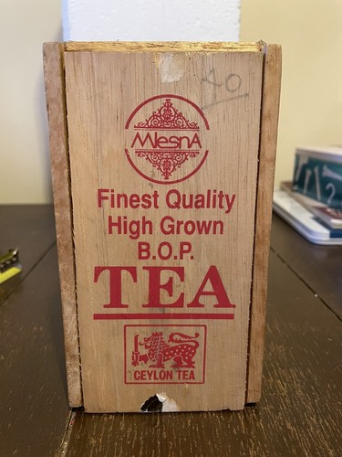 Vintage mlesna wooden box - mlesna,