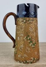 Royal Doulton Floral Jug Vase Slater Patent c.1901-1922 Antique.